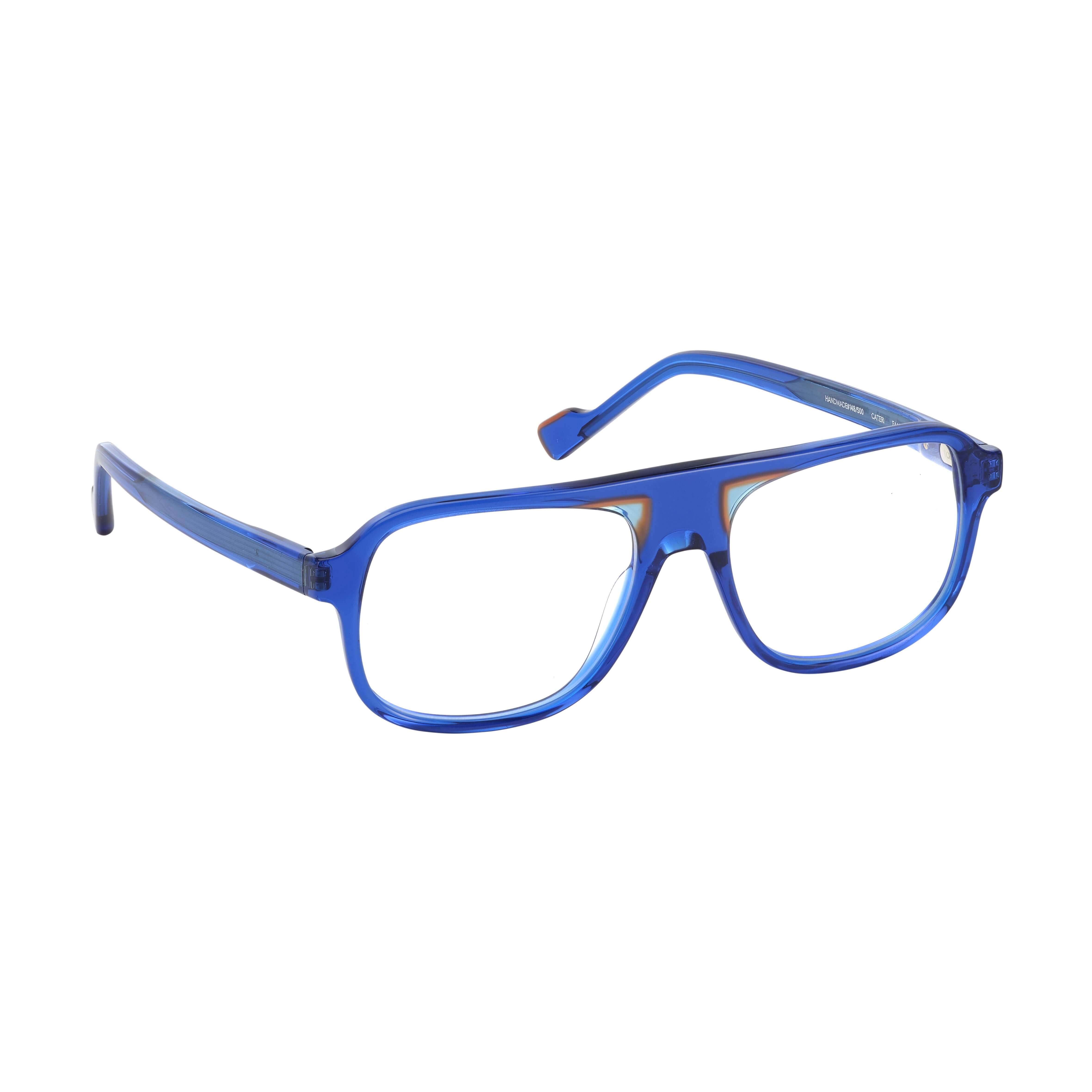 Tarian-Cateri-pilot-eyewear-blue-orange-clearblue
