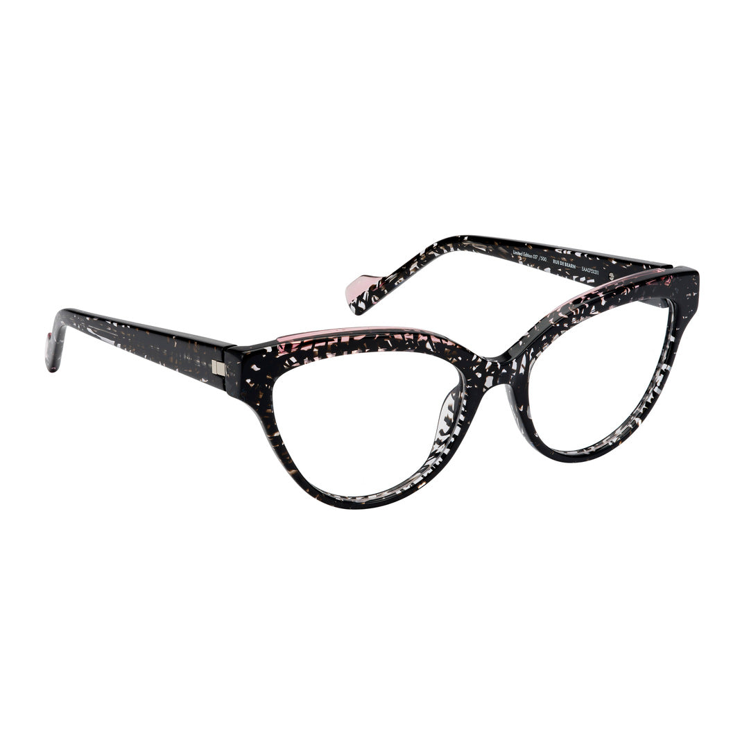 Tarian-Rue-de-Bearn-cateye-eyewear-black-clear-pink