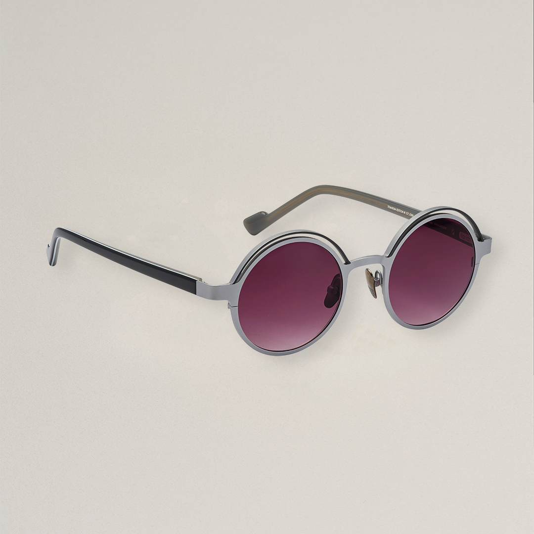 Tarian-Sadogashima-round-sunglasses-grey