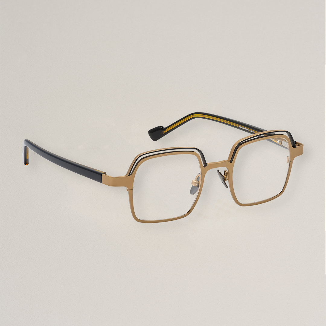 Tarian-Minnajima-square-eyewear-gold-black