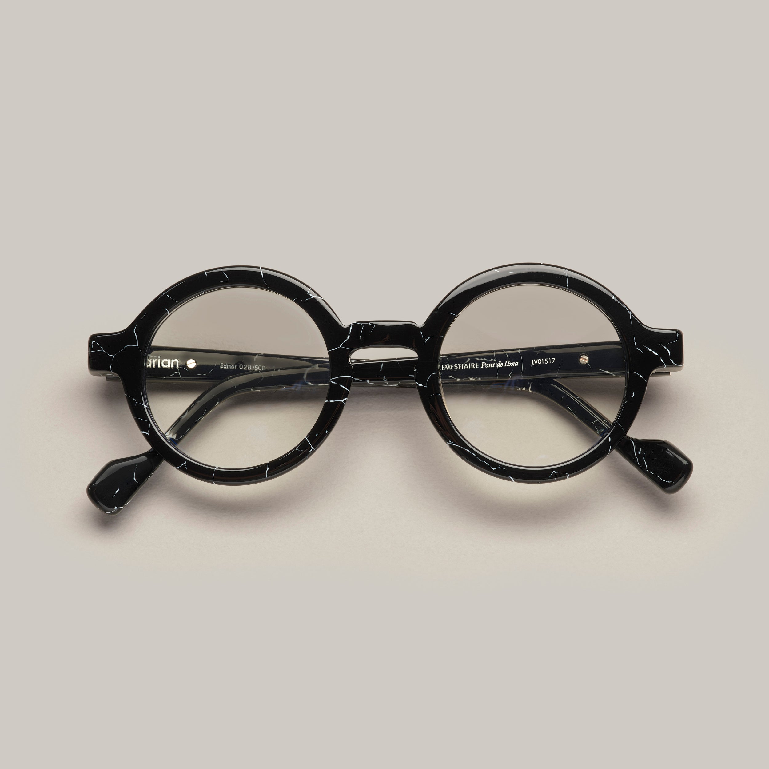 Tarian Pont de l'Alma black marble eyewear