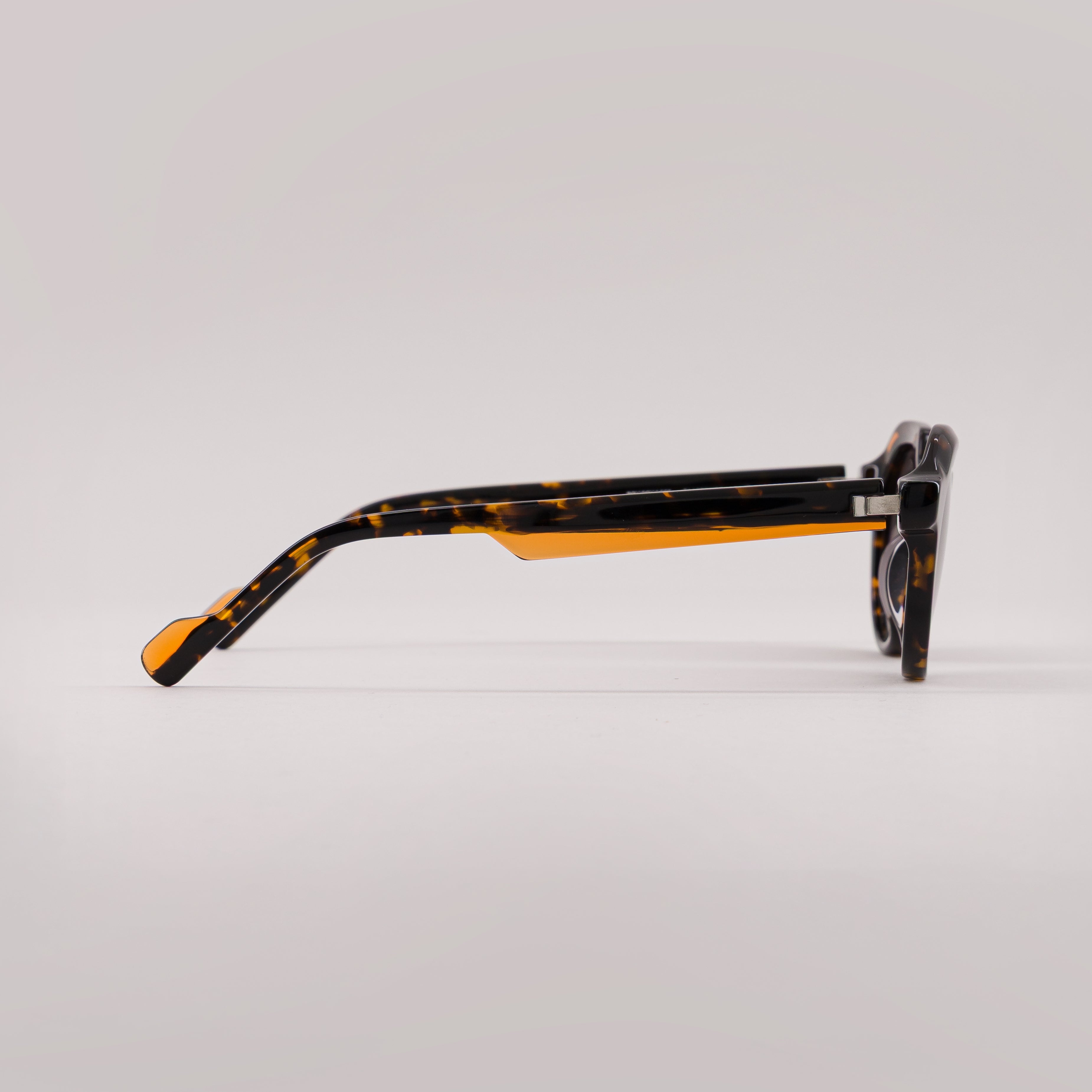 Tarian Paris — Bellechasse sun — lunettes solaire #color_Tortoise shell and orange