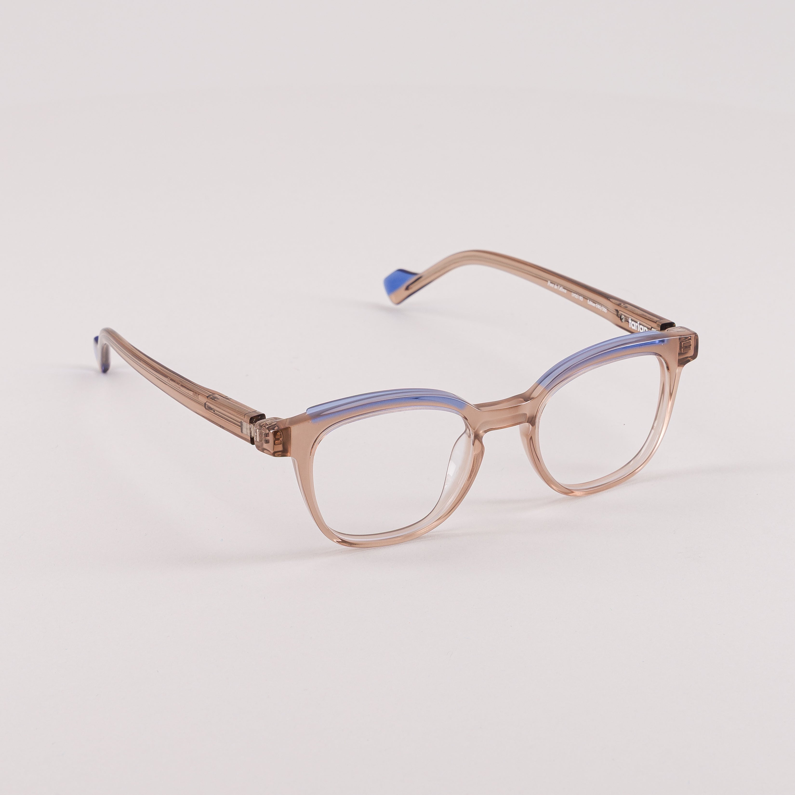 #couleur_Marron transparent et bleu