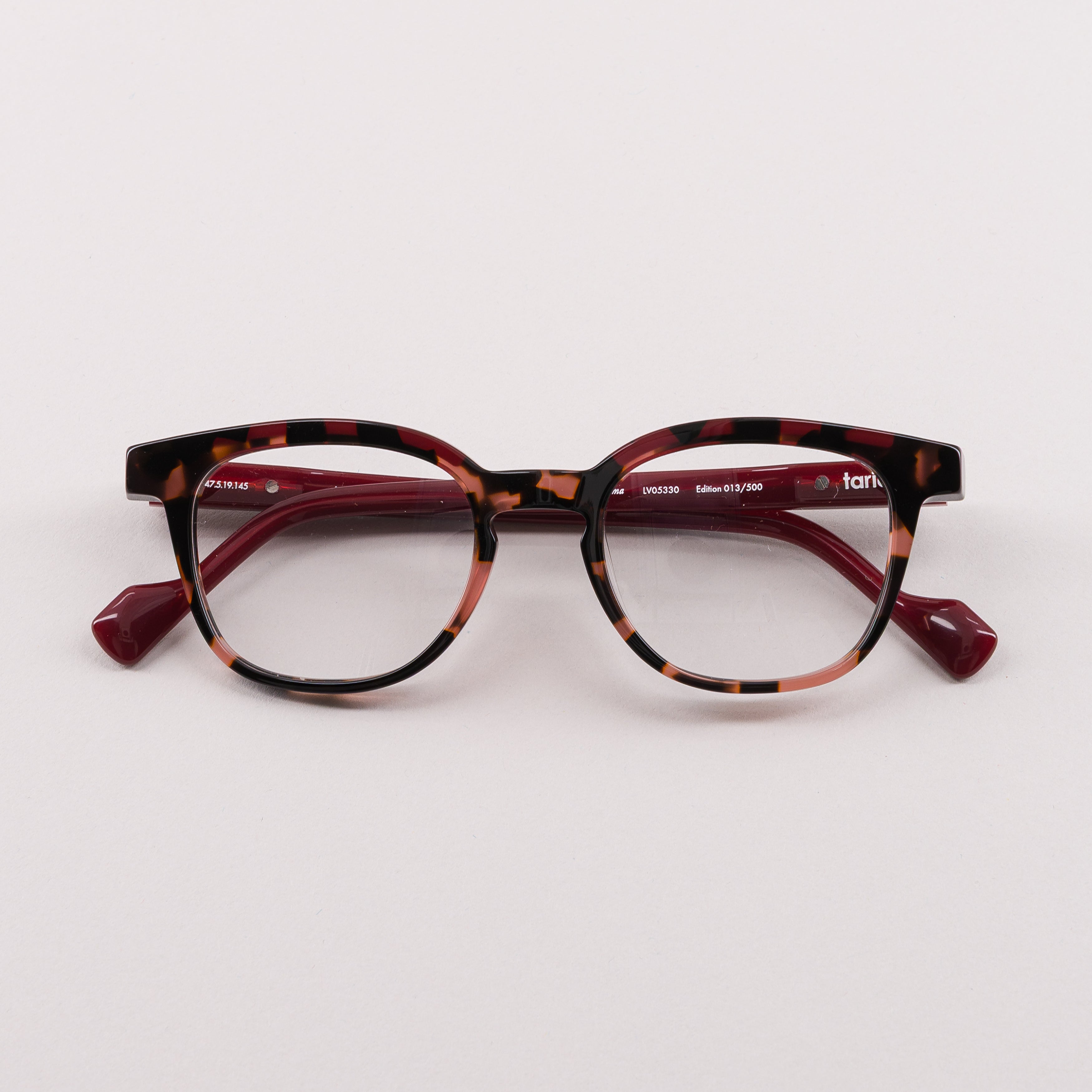 #couleur_Tortoise shell and burgundy