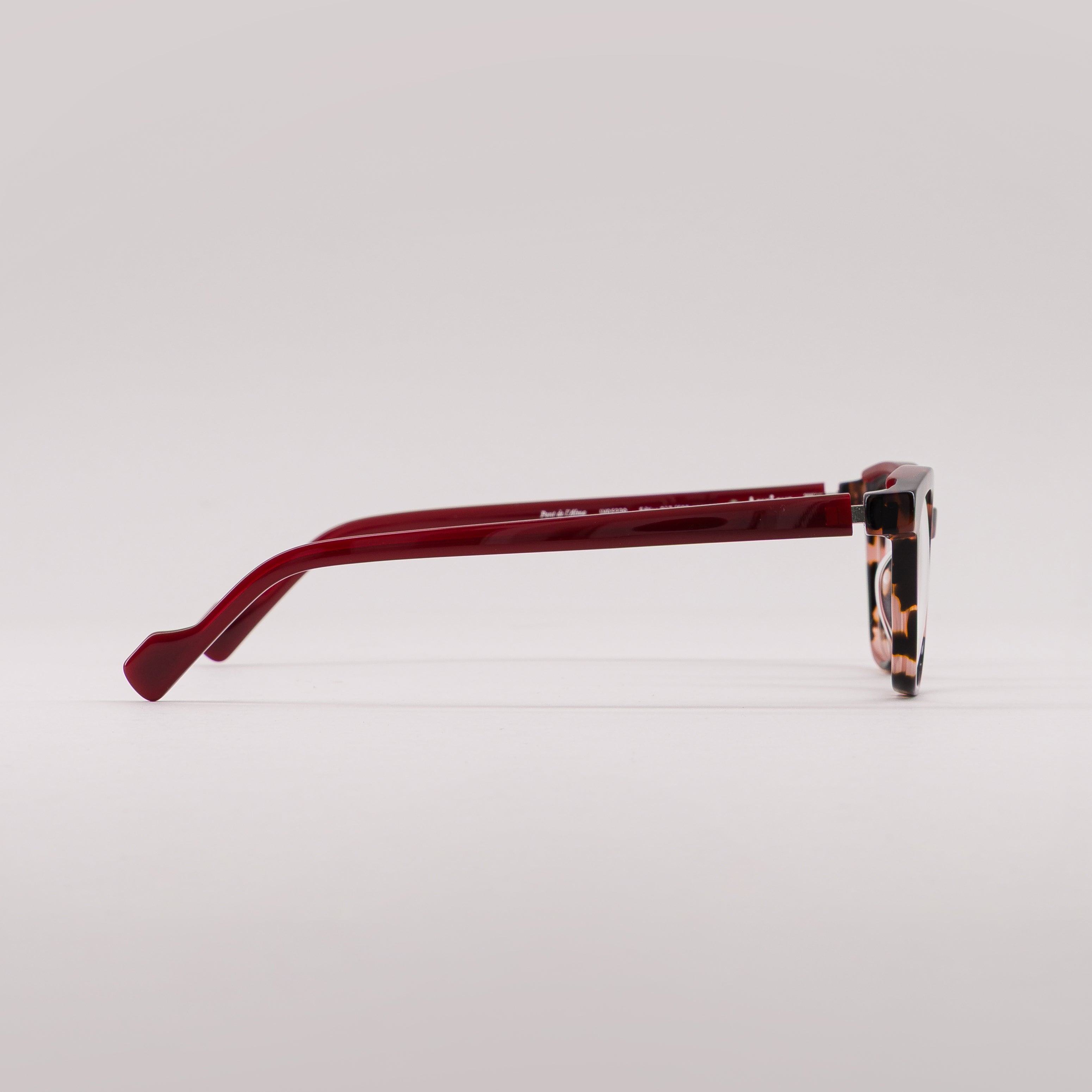 #couleur_Tortoise shell and burgundy