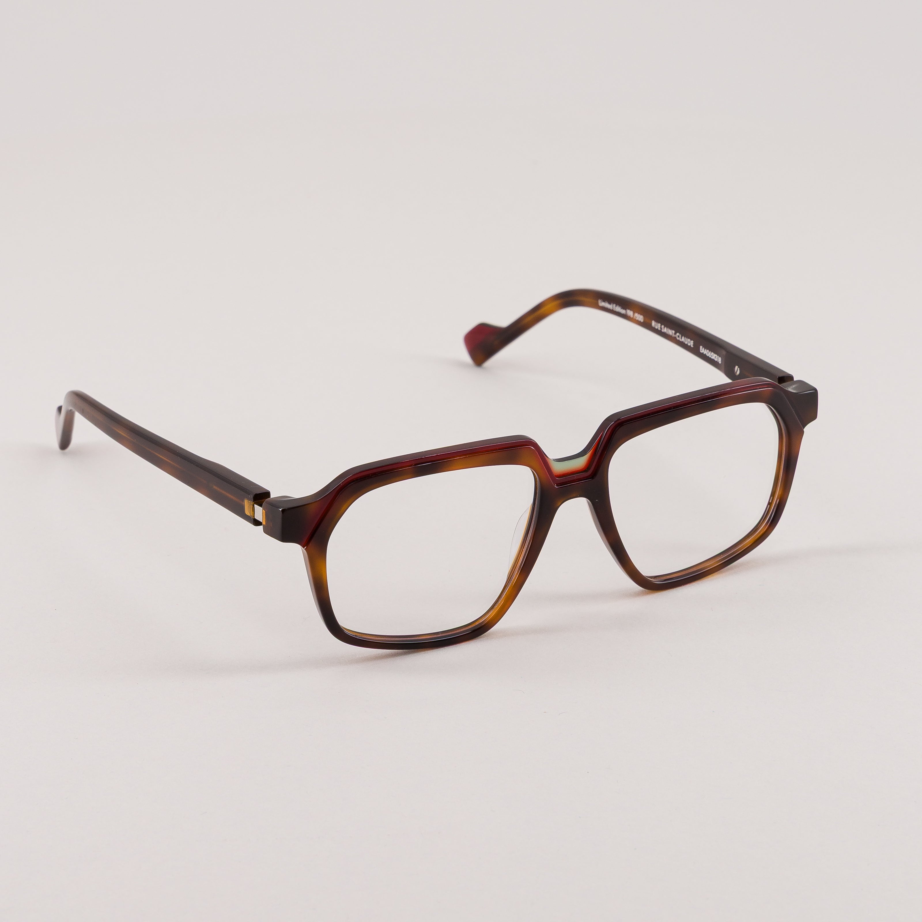 #color_burgundy tortoise shell and green