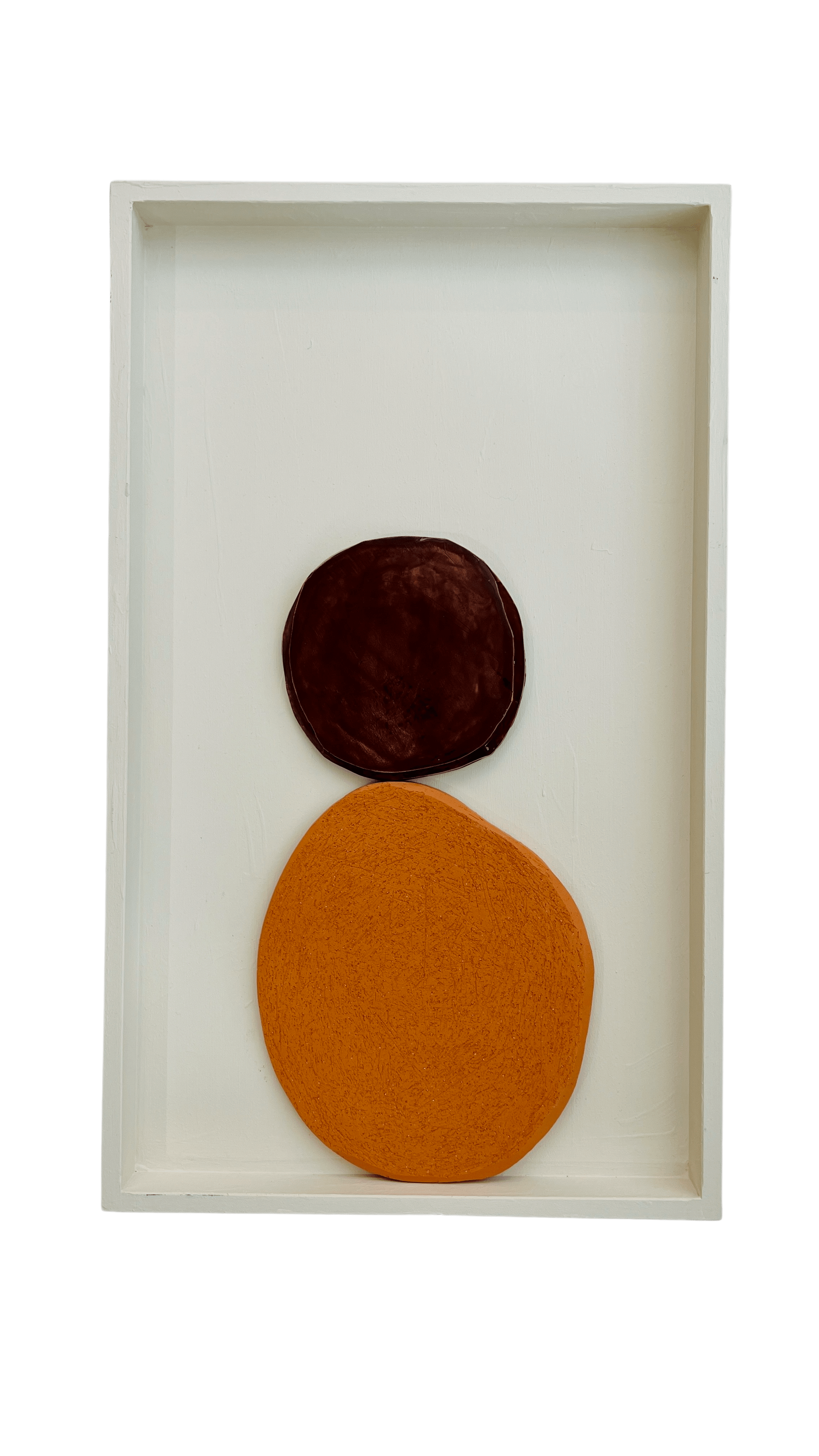 Tarian-Cielo-ceramic-frame-white-red-orange