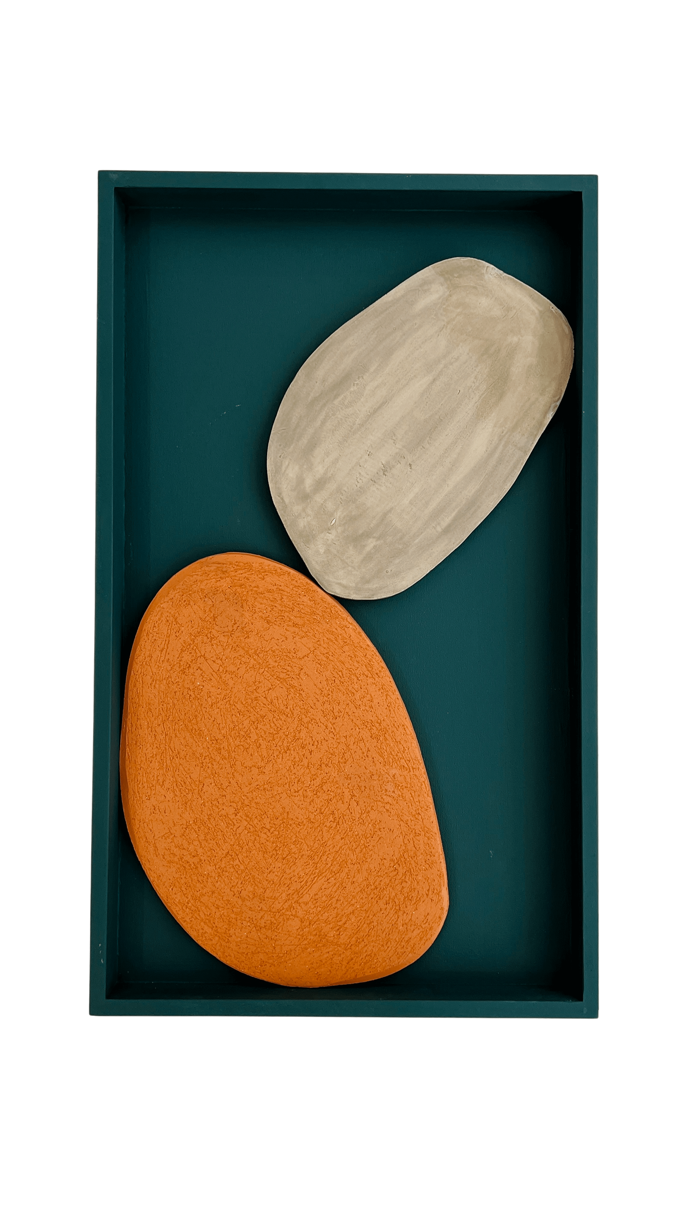 Tarian-Cielo-ceramic-frame-greenforest-lightgreen-orange