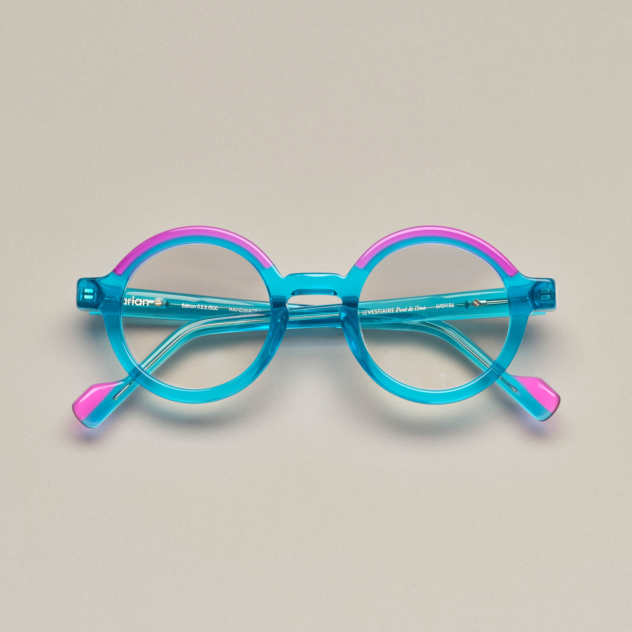 Tarian Pont de l'Alma clear green/blue and pink eyewear