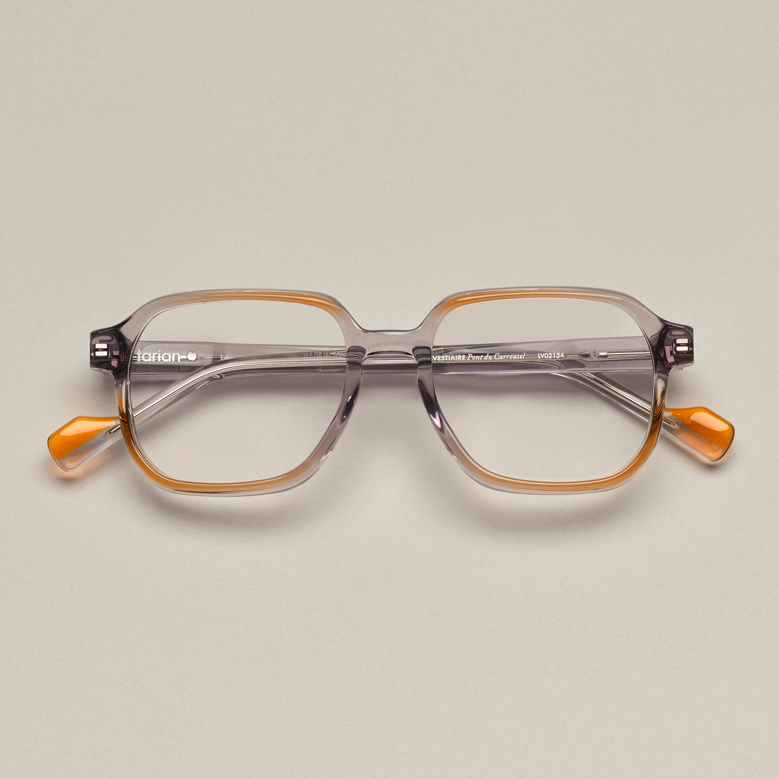 Tarian-Pont-du-Carrousel-large-rectangle-eyewear-grey-lightorange