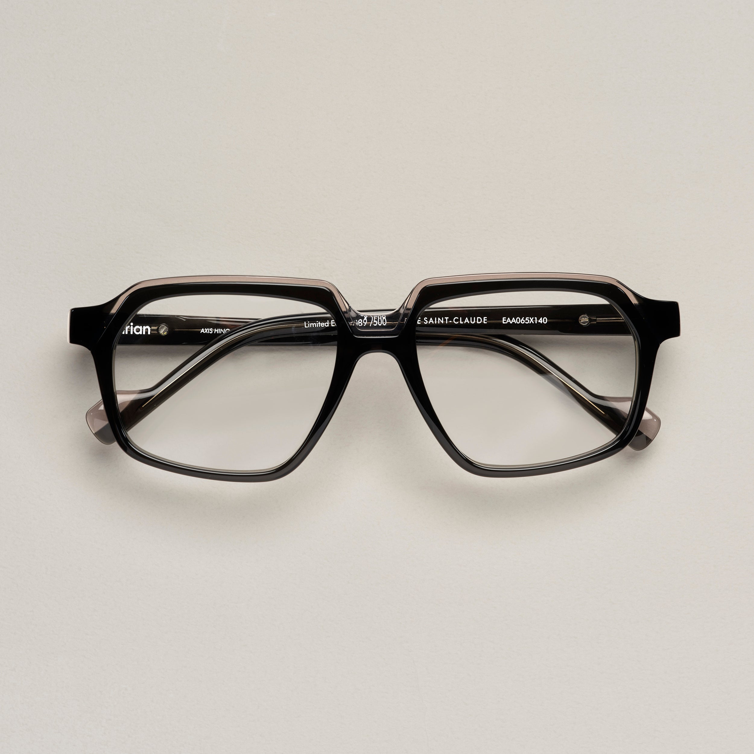 Tarian-Rue-Saint-Claude-large-rectangle-eyewear-black-cleargrey