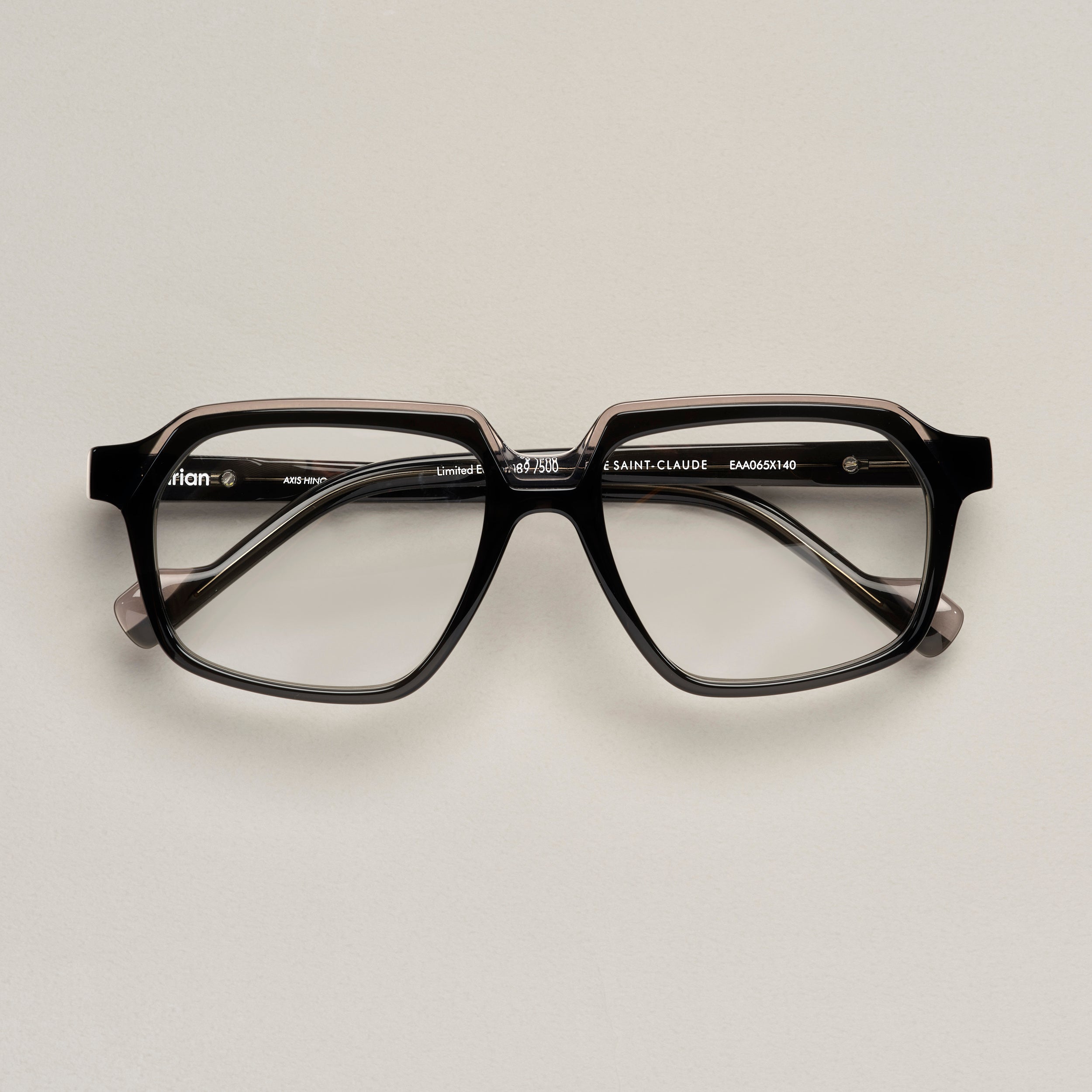 Tarian-Rue-Saint-Claude-large-rectangle-eyewear-black-cleargrey