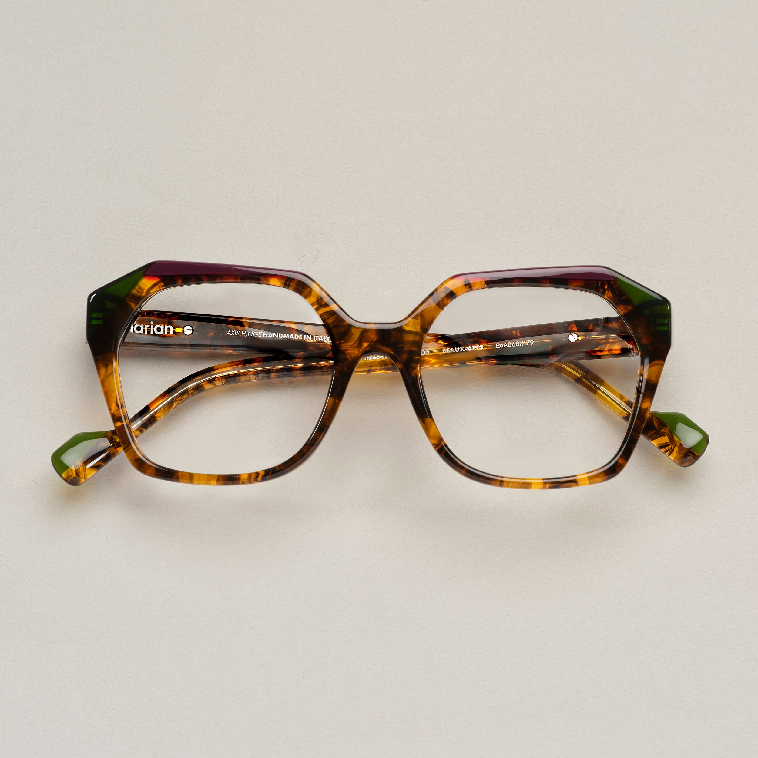 Tarian-Beaux-Arts-large-rectangle-cateye-eyewear-tortoiseshell-burgundy-green