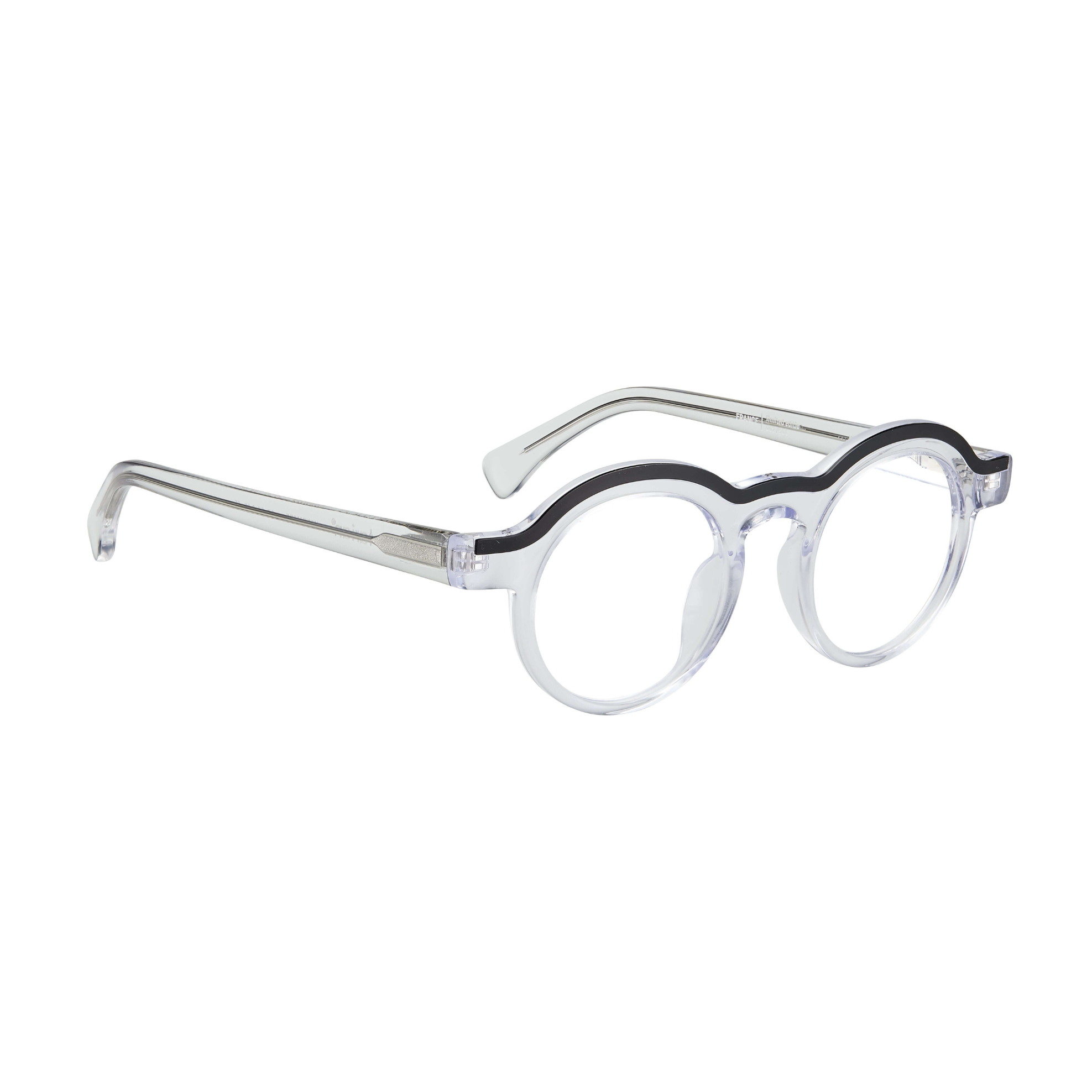 Tarian-Bonne-Nouvelle-round-eyewear-clear-black
