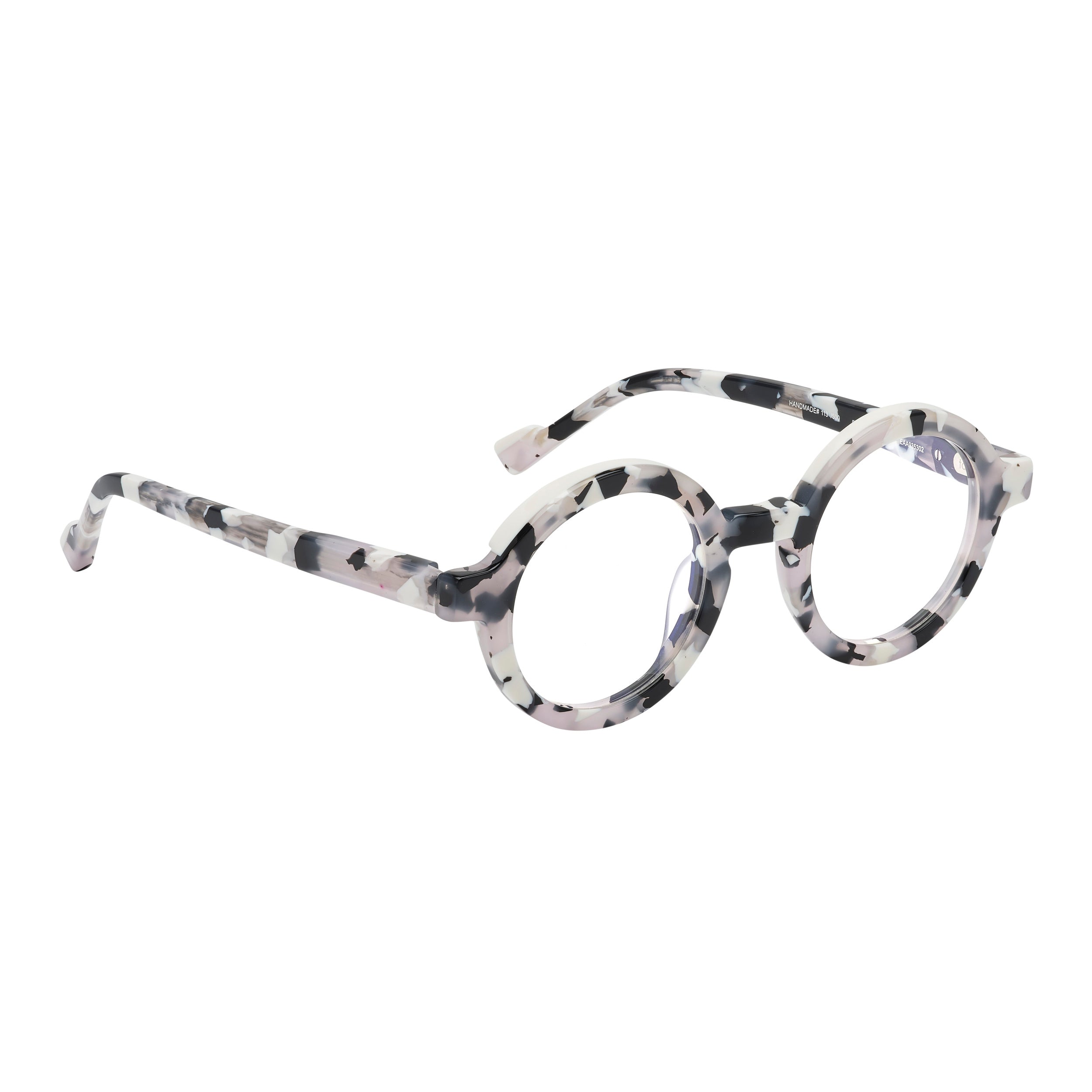 Tarian-Pas-de-la-Mule-round-eyewear-white-black-tortoiseshell