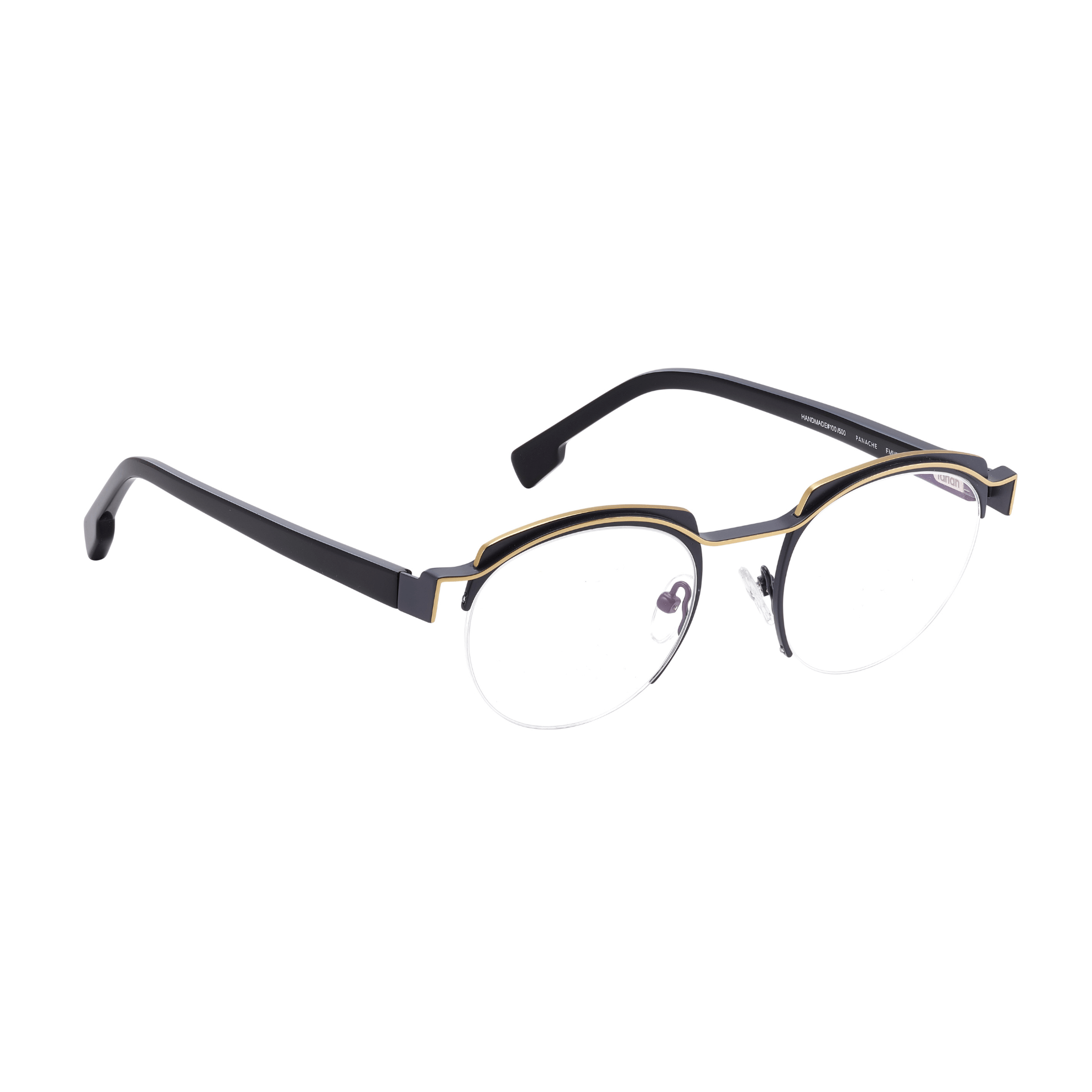 Tarian-Panache-oval-eyewear-black-gold