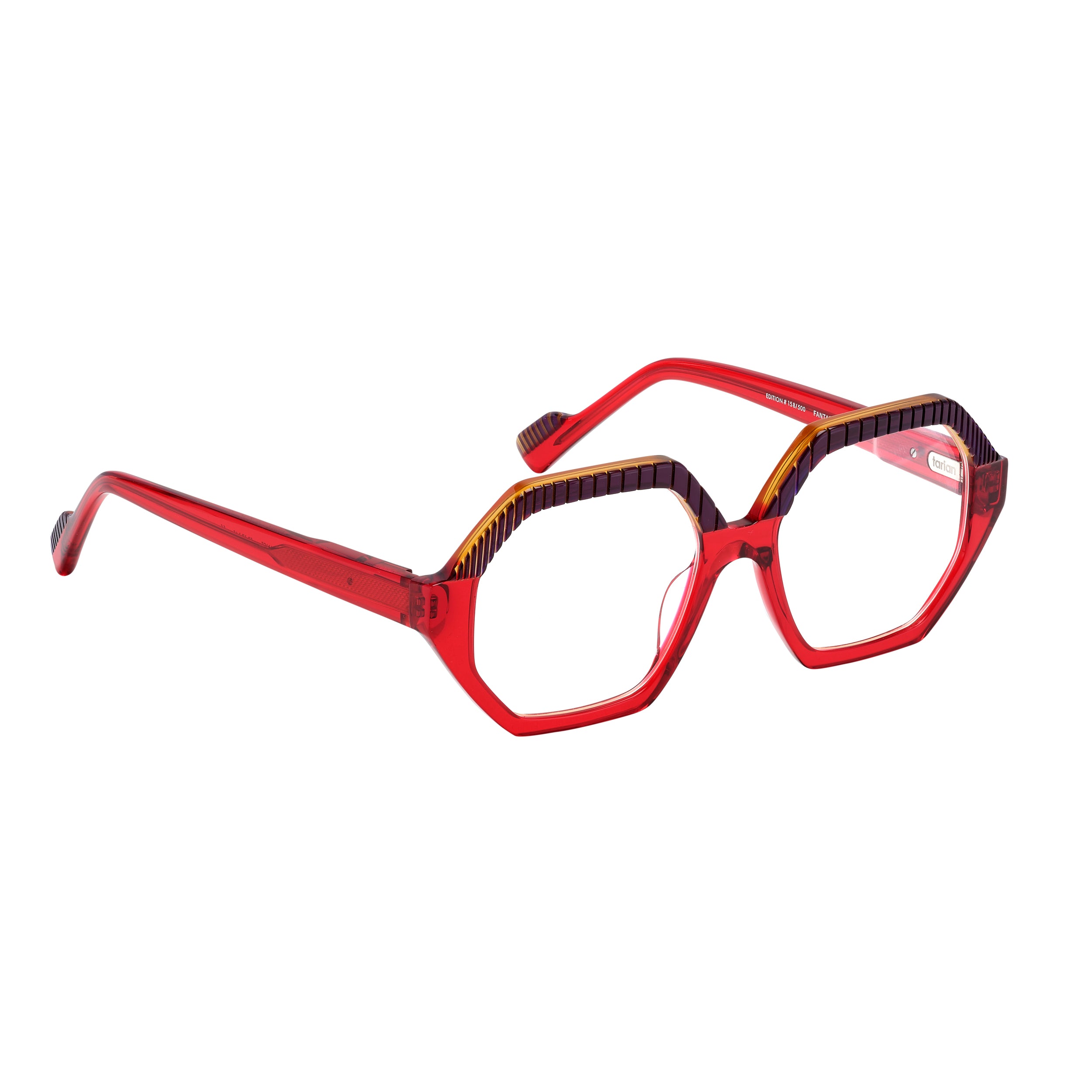 Tarian-Fantasy-large-hexagon-eyewear-red-orange-darkpurple