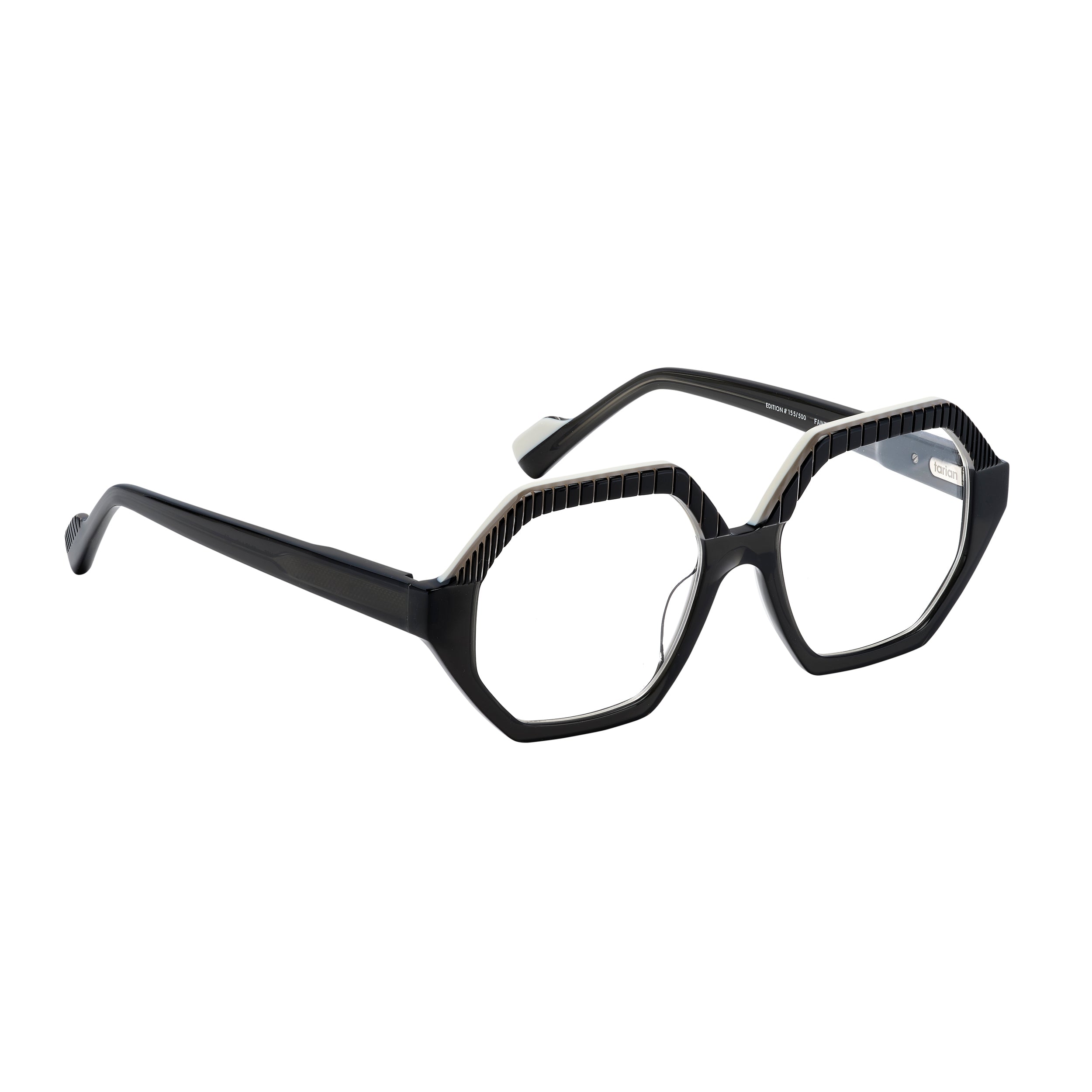 Tarian-Fantasy-large-hexagon-eyewear-black-white