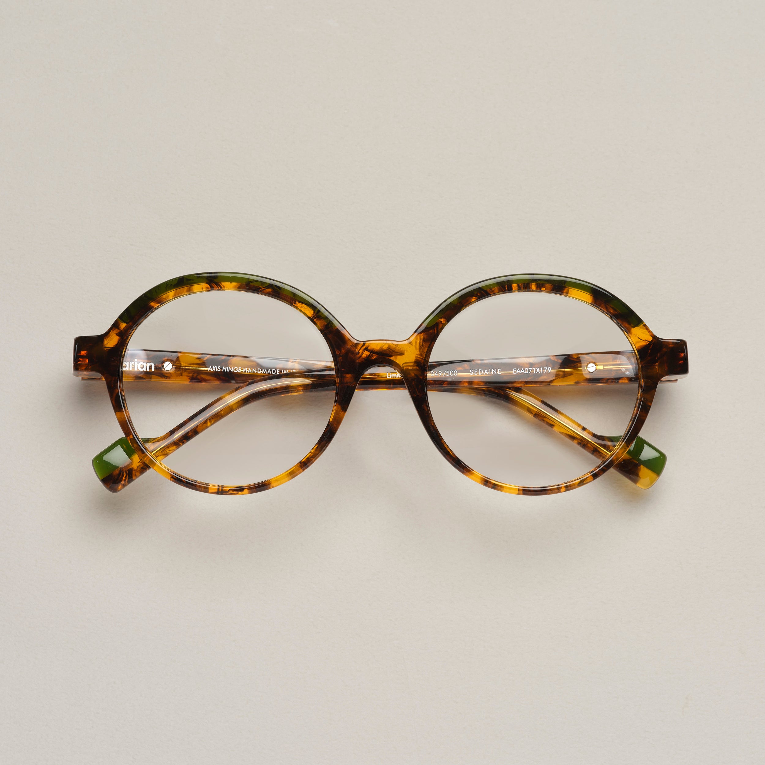 Tarian-Sedaine-large-oval-eyewear-tortoiseshell-green