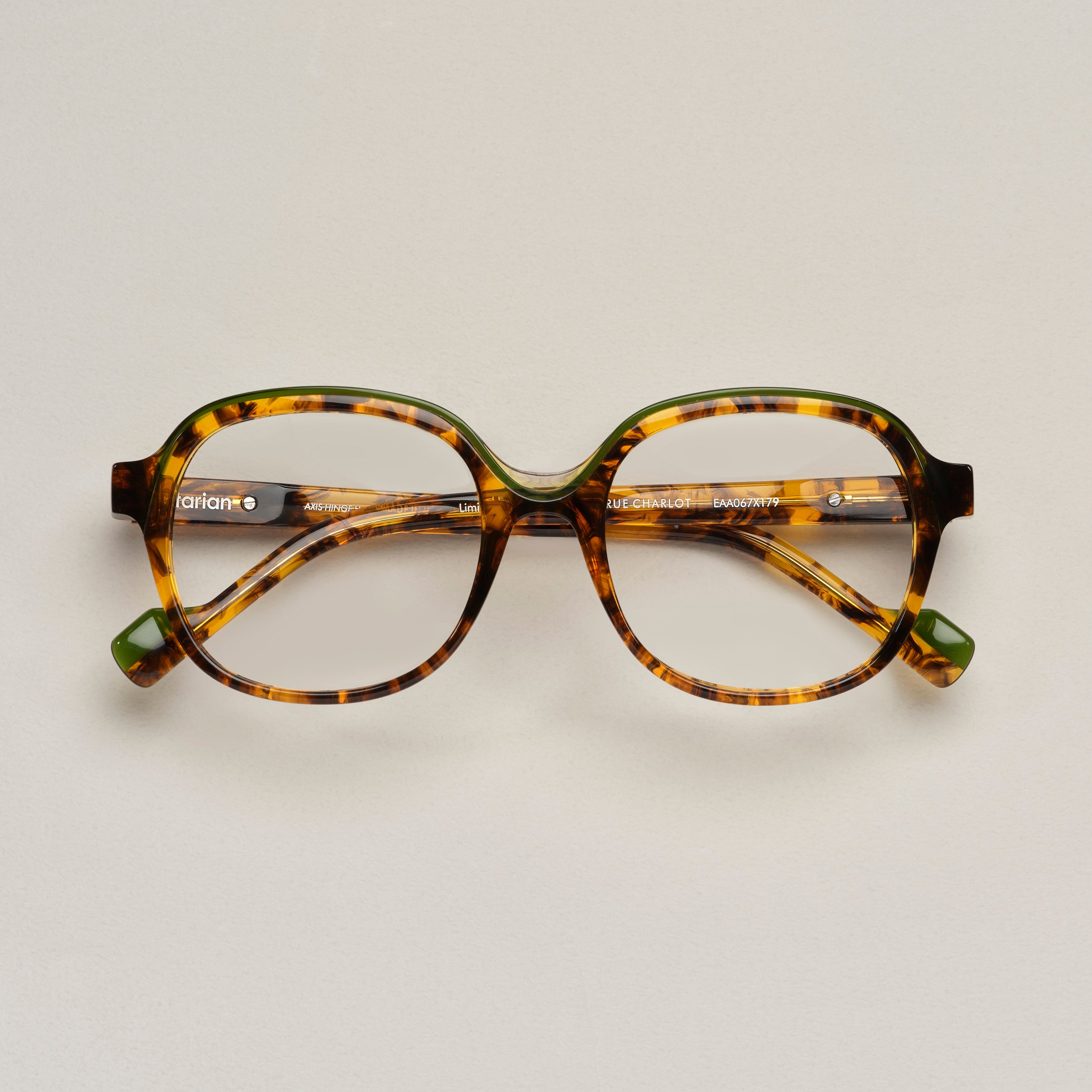 Tarian-Rue-Charlot-large-oval-eyewear-tortoiseshell-green
