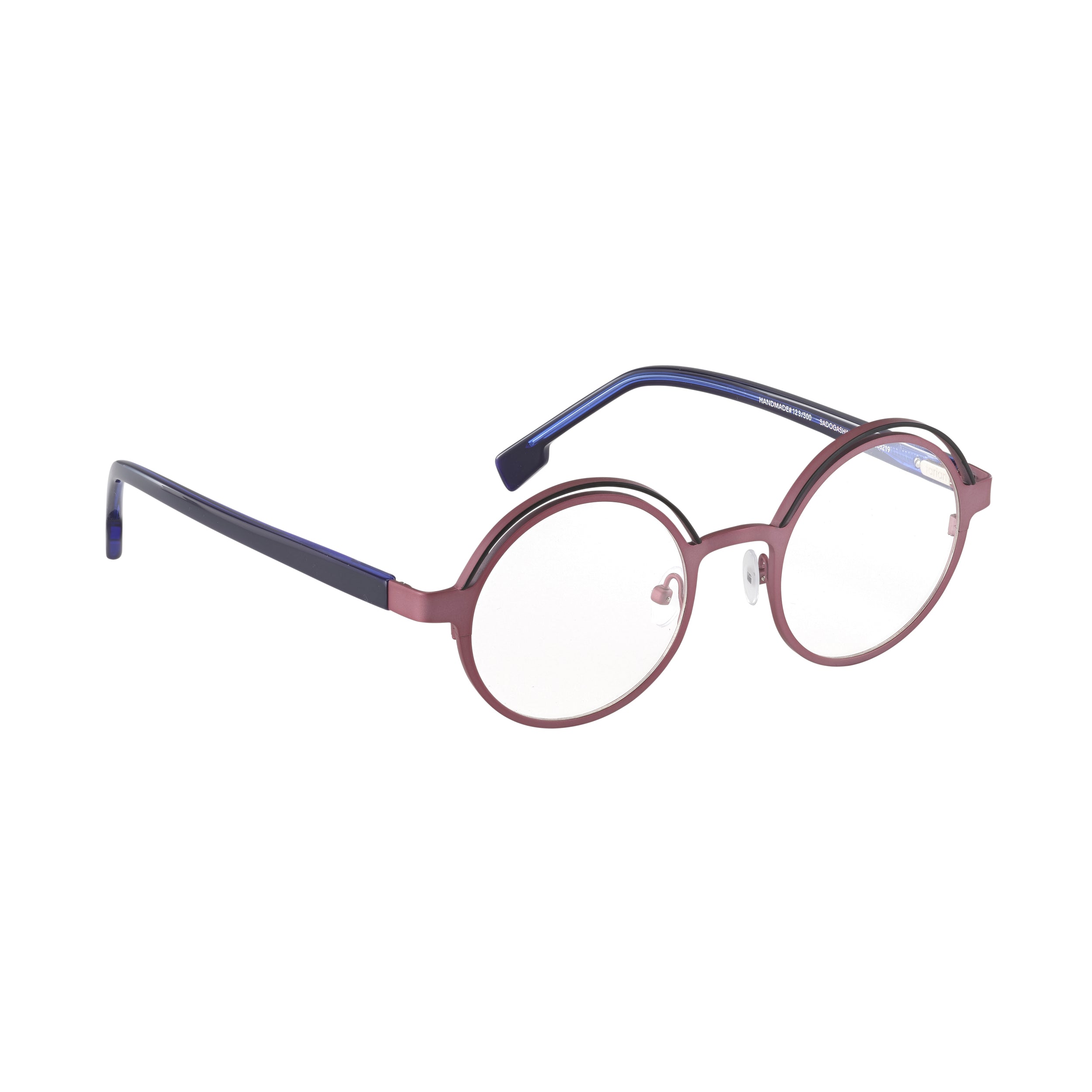 Tarian-Sadogashima-round-eyewear-pink-blue