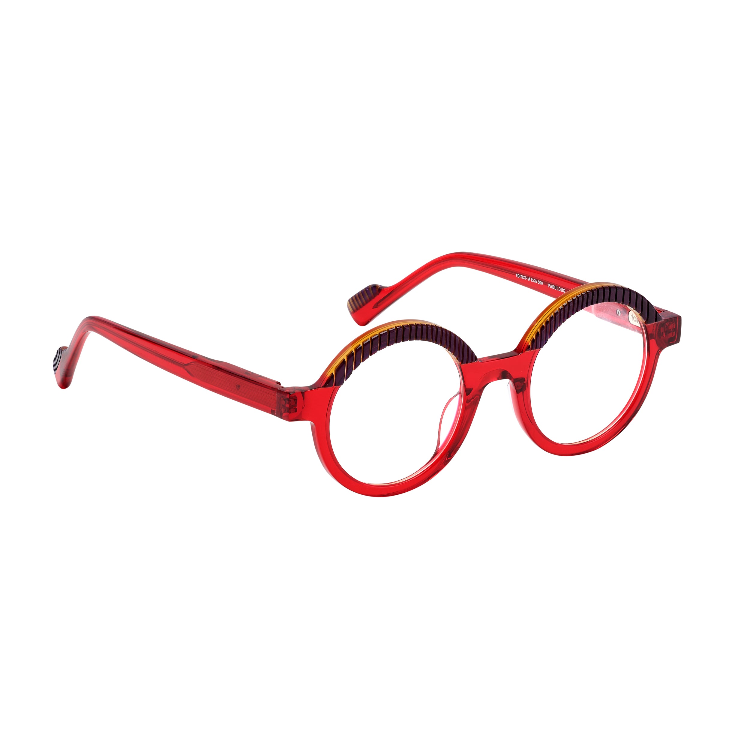 Tarian-Fabulous-round-eyewear-red-orange-darkpurple