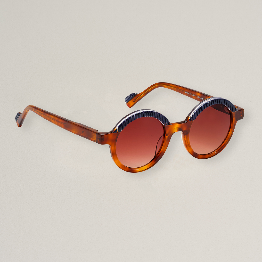 Tarian-Fabulous-round-sunglasses-turtleshell-darkblue-clear