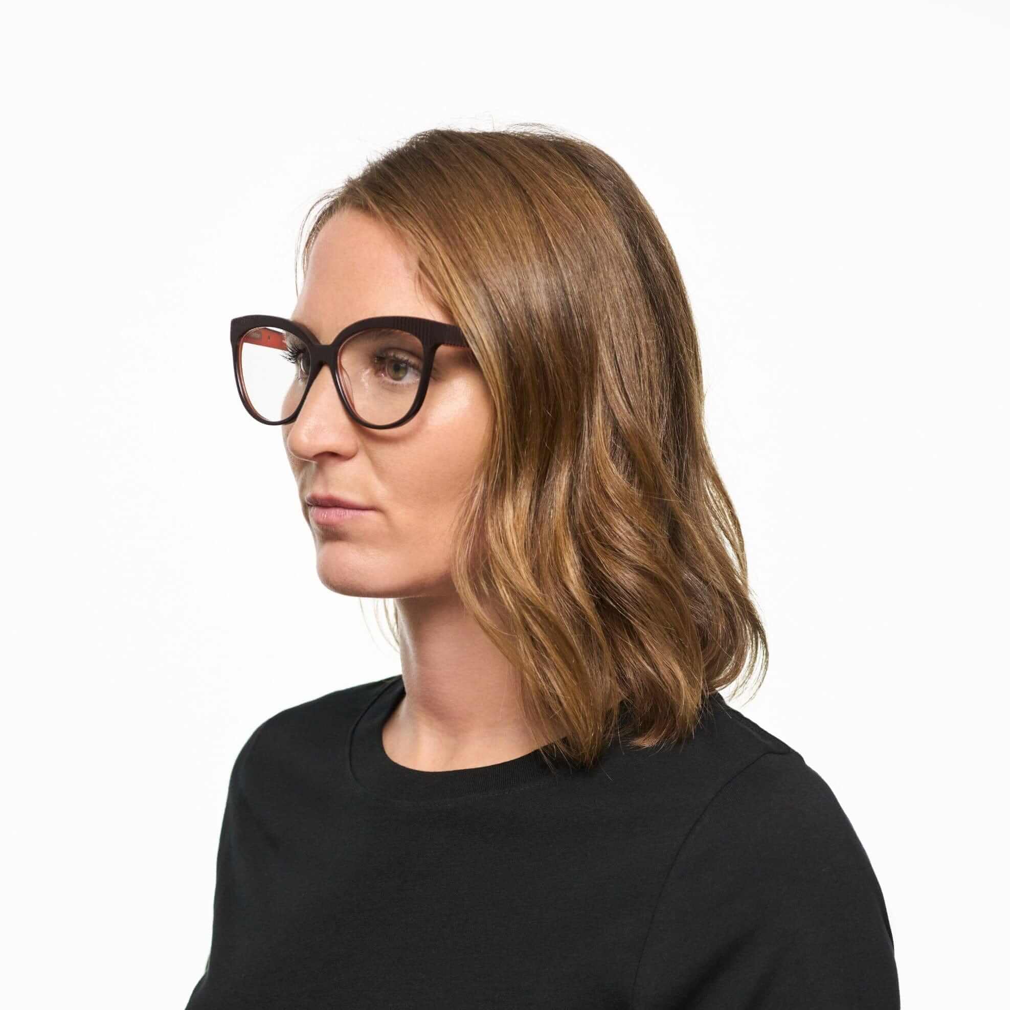 Tarian-Bastille-cateye-eyewear-portrait2-dark-khaki-orange