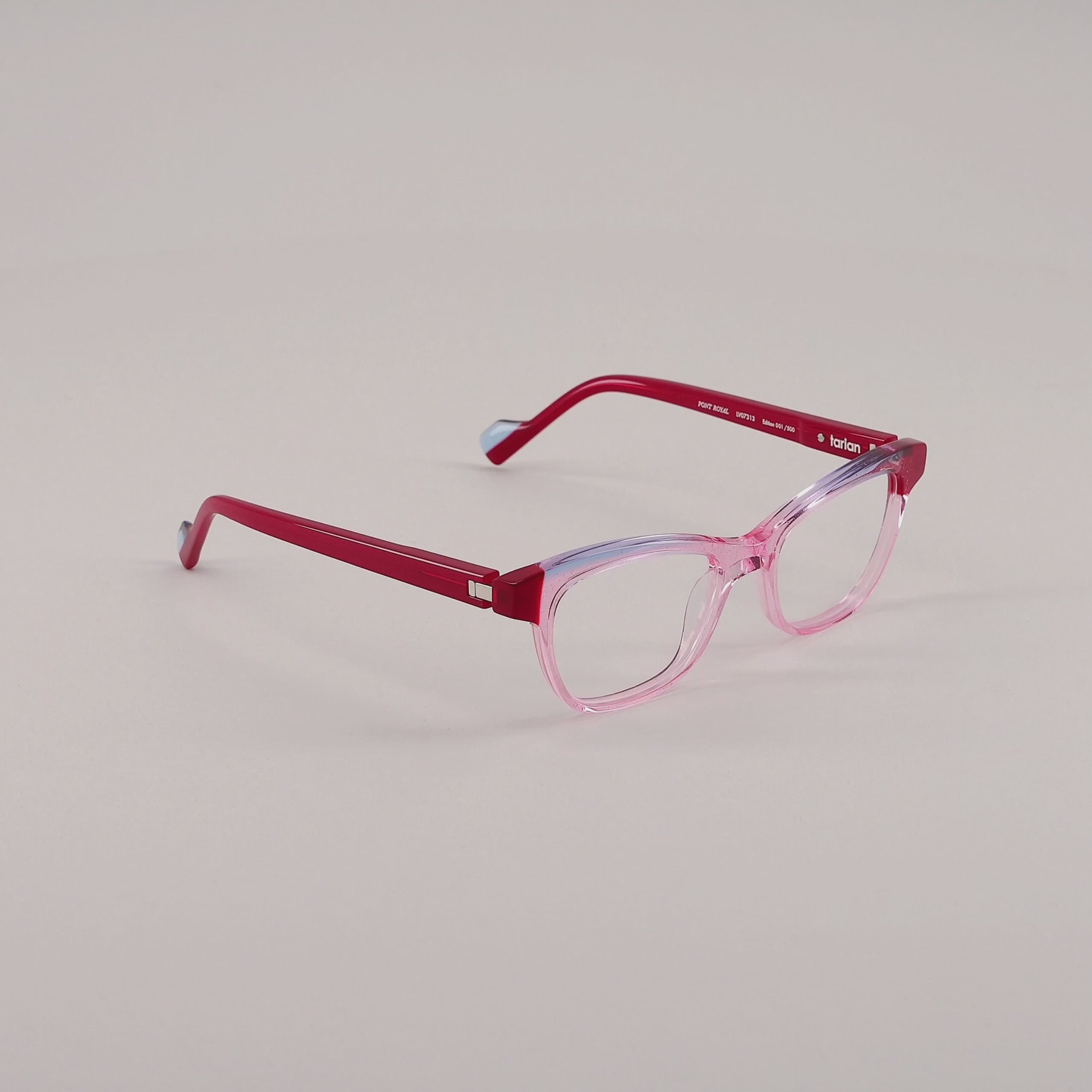 #color_Glittery pink, blue and red
