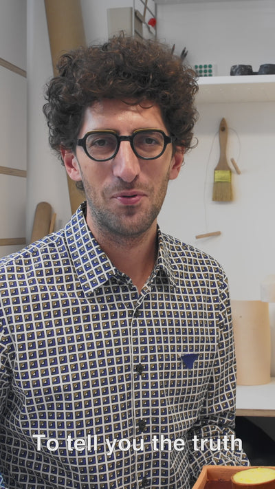 Exterior of a traditional French eyewear atelier workshop